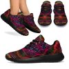 Psychedelic Sport Canvas Sneakers: Lightweight Colorful Trainers Unique
