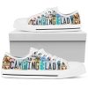 Camping Lady Custom Canvas Shoes: Sneakers License Plate