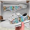 Camping Lady Custom Canvas Shoes: Sneakers License Plate