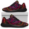 Psychedelic Sport Canvas Sneakers: Lightweight Colorful Trainers Unique