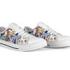 Accountant Canvas Shoes: License Plate Low Top Tennis