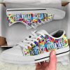Autism Awareness Low Top Canvas Shoes: License Plate