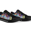 Autism Awareness Low Top Canvas Shoes: License Plate