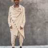 Men's Jedi Style Cotton Hoodie: Burning Man Robe