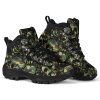 Camo Skull Alpine Boots: Vegan Leather Hiking Boots
