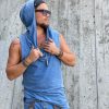Nomad Organic Cotton Sleeveless Hoodie: Boho Festival Top