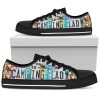 Camping Lady Custom Canvas Shoes: Sneakers License Plate