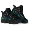 Sun & Moon Vegan Alpine Boots: Custom Celestial
