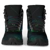 Sun & Moon Vegan Alpine Boots: Custom Celestial