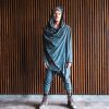 Stonewashed Grey Jedi Hoodie: Cotton Festival Robe