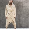 Men's Jedi Style Cotton Hoodie: Burning Man Robe