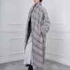 Sapphire Mink Fur Coat With Shawl Collar