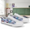 Sign Language Low Top Canvas Shoes: License Plate