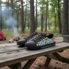 Camping Lady Custom Canvas Shoes: Sneakers License Plate