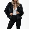 Beige Faux Fur Jacket: Short Vegan Coat Elegant