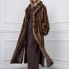 Vintage Brown Mink Coat