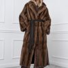 Vintage Brown Mink Coat